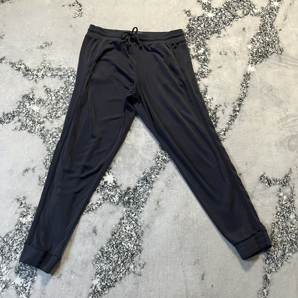 Free People Movement Pants Womens Size Large Gray Drawstring Jogger High Rise